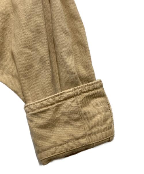 Healthy DENIM（ヘルシーデニム）Healthy denim (ヘルシーデニム) SLOBE別注 ビッグシャツ ベージュ サイズ:1の古着・服飾アイテム