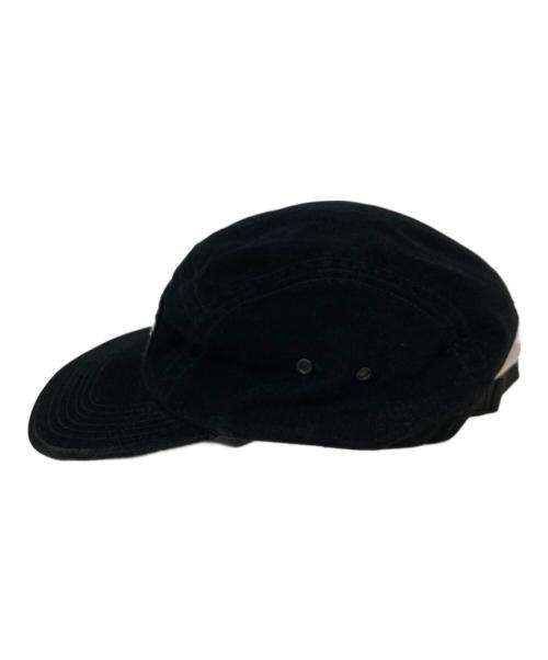 SUPREME（シュプリーム）Supreme (シュプリーム) Velvet camp cap ブラックの古着・服飾アイテム