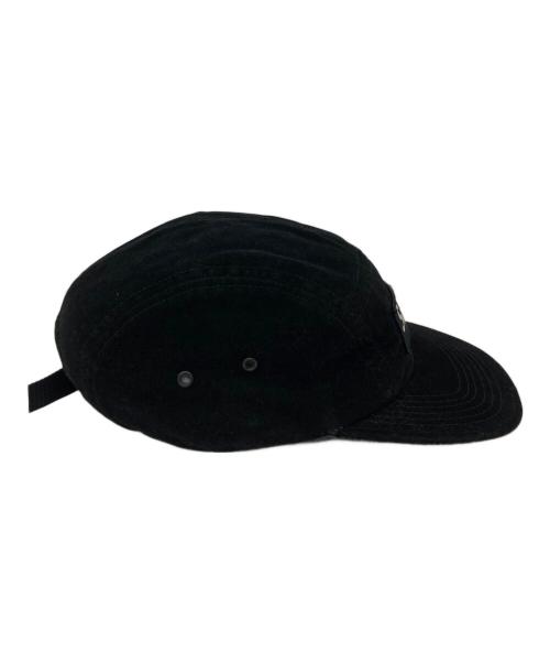 SUPREME（シュプリーム）Supreme (シュプリーム) Velvet camp cap ブラックの古着・服飾アイテム