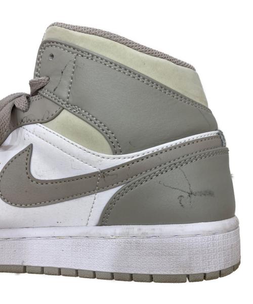 NIKE（ナイキ）NIKE (ナイキ) AIR JORDAN 1 MID グレー サイズ:27.5の古着・服飾アイテム