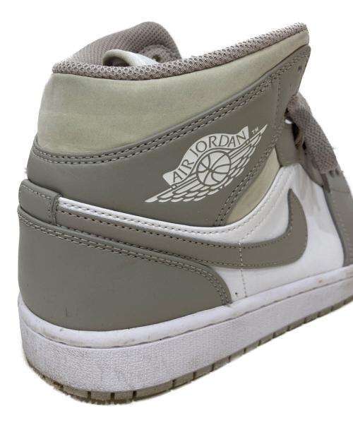 NIKE（ナイキ）NIKE (ナイキ) AIR JORDAN 1 MID グレー サイズ:27.5の古着・服飾アイテム