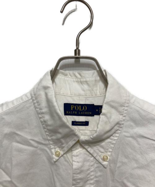 POLO RALPH LAUREN（ポロ・ラルフローレン）POLO RALPH LAUREN (ポロ・ラルフローレン) ポニー刺繍ボタンダウンシャツ ホワイト サイズ:Mの古着・服飾アイテム