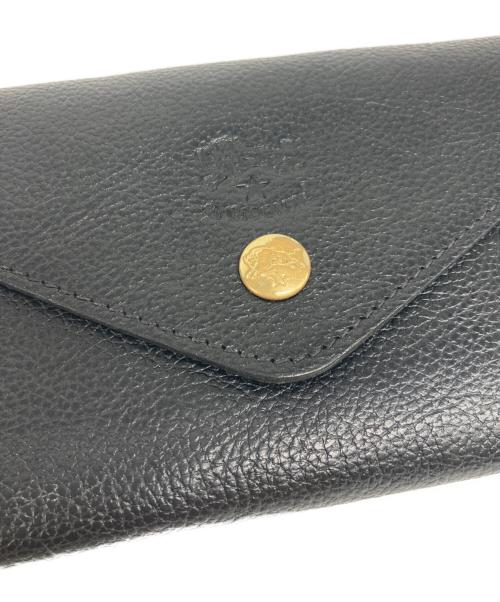 IL BISONTE（イル ビゾンテ）IL BISONTE (イル ビゾンテ) LONG WALLET ブラックの古着・服飾アイテム