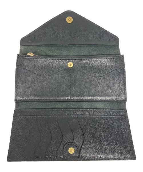 IL BISONTE（イル ビゾンテ）IL BISONTE (イル ビゾンテ) LONG WALLET ブラックの古着・服飾アイテム