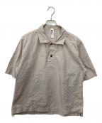 MHLエムエイチエル）の古着「COMPACT COTTON POPLIN Shirt」｜アイボリー