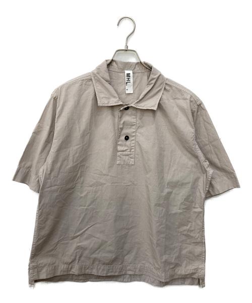 MHL（エムエイチエル）MHL (エムエイチエル) COMPACT COTTON POPLIN Shirt アイボリー サイズ:Ｍの古着・服飾アイテム