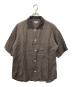 MARGARET HOWELL（マーガレットハウエル）の古着「SHIRTING LINEN SHIRTS リネンシャツ」｜ブラウン