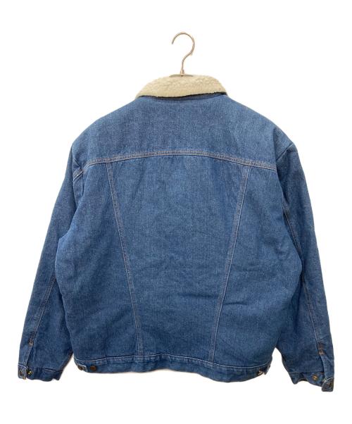 Wrangler（ラングラー）Wrangler (ラングラー) COWBOYCUT SHERPA LINED DENIM JACKET　カウボーイカット シェルパ ラインド デニム ジャケット インディゴ サイズ:XLの古着・服飾アイテム