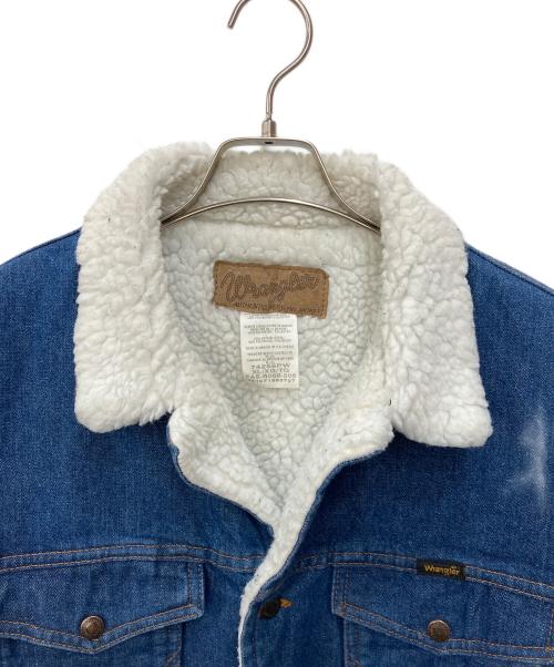 Wrangler（ラングラー）Wrangler (ラングラー) COWBOYCUT SHERPA LINED DENIM JACKET　カウボーイカット シェルパ ラインド デニム ジャケット インディゴ サイズ:XLの古着・服飾アイテム