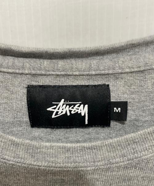 stussy（ステューシー）stussy (ステューシー) 刺繍Tシャツ グレー サイズ:Mの古着・服飾アイテム