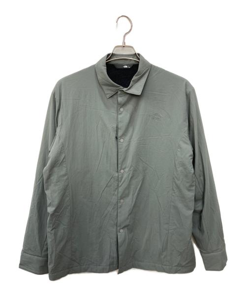 THE NORTH FACE（ザ ノース フェイス）THE NORTH FACE (ザ ノース フェイス) October MID SHIRT グリーン サイズ:Mの古着・服飾アイテム