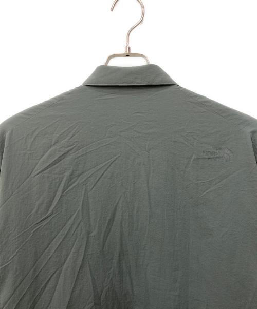 THE NORTH FACE（ザ ノース フェイス）THE NORTH FACE (ザ ノース フェイス) October MID SHIRT グリーン サイズ:Mの古着・服飾アイテム