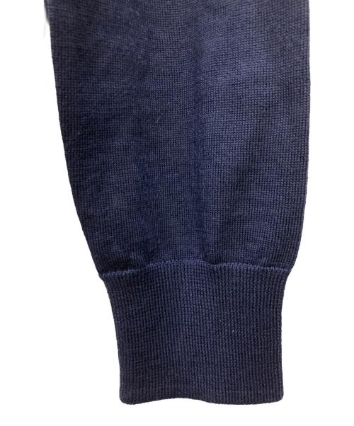BROOKS BROTHERS（ブルックスブラザーズ）BROOKS BROTHERS (ブルックスブラザーズ) ワンポイン刺繍ハイゲージニット ネイビー サイズ:S 未使用品の古着・服飾アイテム