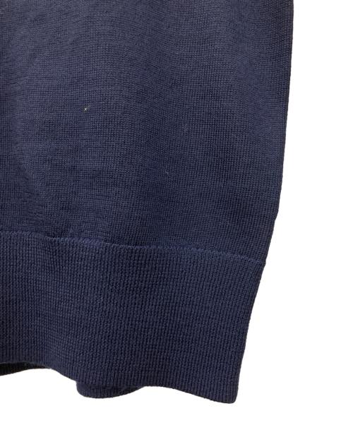 BROOKS BROTHERS（ブルックスブラザーズ）BROOKS BROTHERS (ブルックスブラザーズ) ワンポイン刺繍ハイゲージニット ネイビー サイズ:S 未使用品の古着・服飾アイテム
