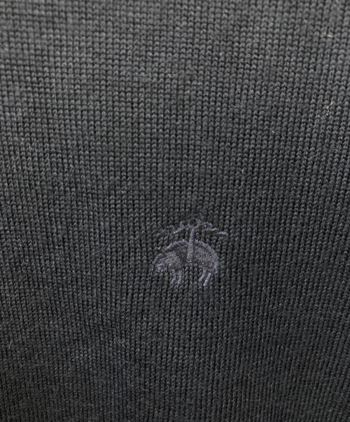 BROOKS BROTHERS（ブルックスブラザーズ）BROOKS BROTHERS (ブルックスブラザーズ) ワンポイン刺繍ハイゲージニット ネイビー サイズ:S 未使用品の古着・服飾アイテム