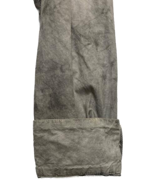 Nomat（ノマット）nomat (ノマット) タイダイ染めロングシャツ グレー サイズ:3の古着・服飾アイテム