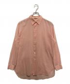 AURALEEオーラリー）の古着「HARD TWIST FINX ORGANDY SHIRT」｜ピンク