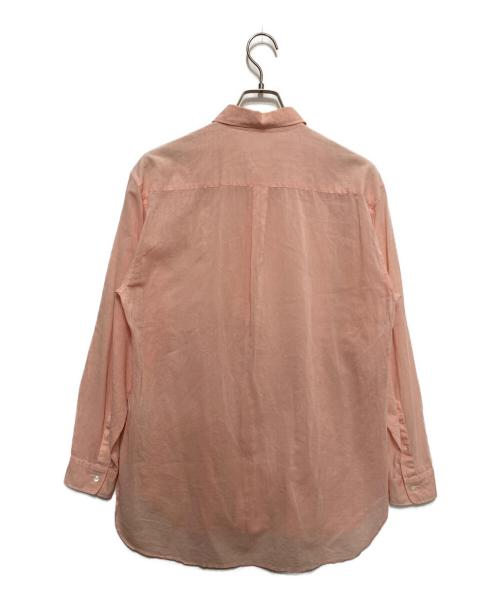 AURALEE（オーラリー）AURALEE (オーラリー) HARD TWIST FINX ORGANDY SHIRT ピンク サイズ:4の古着・服飾アイテム
