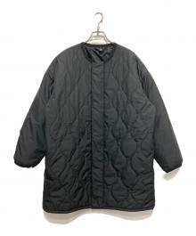 adidas（アディダス）の古着「中綿ジャケット 中わた入りキルティング ルーズフィット ジャケット」｜ブラック