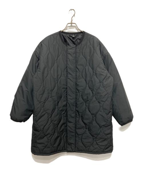 adidas（アディダス）adidas (アディダス) 中綿ジャケット 中わた入りキルティング ルーズフィット ジャケット ブラック サイズ:XLの古着・服飾アイテム