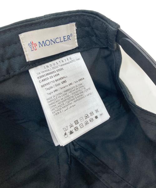 MONCLER（モンクレール）MONCLER (モンクレール) BERRETTO BASEBALL ブラックの古着・服飾アイテム
