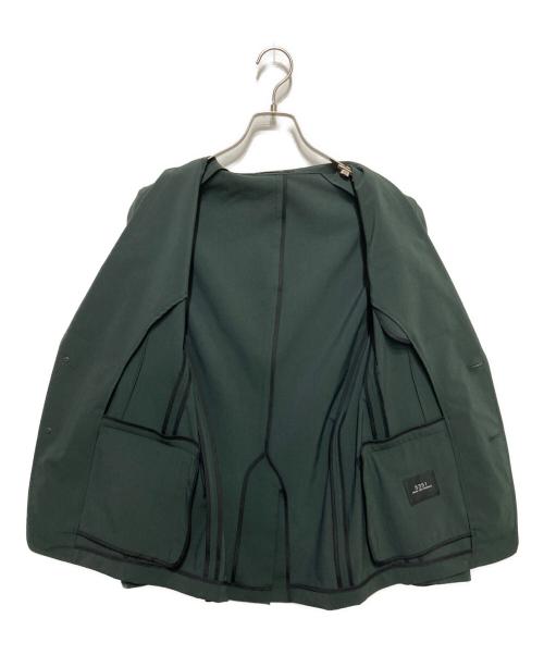 5351 pour les hommes（5351プールオム）5351 pour les hommes (5351プールオム) ハイカウント ヴィスリー3ピーススーツ グリーン サイズ:46の古着・服飾アイテム