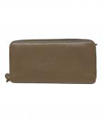 IL BISONTEイル ビゾンテ）の古着「ZIP AROUND WALLET」｜ベージュ