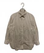 23区 MY STANDARDニジュウサンク）の古着「CANCLINI ベーシック シャツ」｜ベージュ