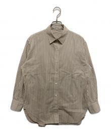 23区 MY STANDARD（ニジュウサンク）の古着「CANCLINI ベーシック シャツ」｜ベージュ