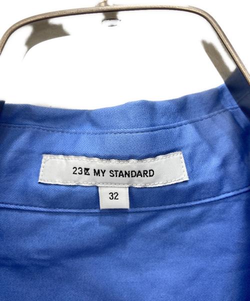 23区 MY STANDARD（ニジュウサンク）23区 my standard (ニジュウサンク) CANCLINI ベーシック シャツ ブルー サイズ:32の古着・服飾アイテム