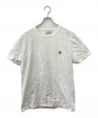 maison kitsuneメゾンキツネ）の古着「FOX HEAD PATCH 半袖 Tシャツ」｜ホワイト