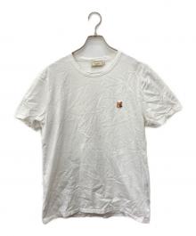 maison kitsune（メゾンキツネ）の古着「FOX HEAD PATCH 半袖 Tシャツ」｜ホワイト