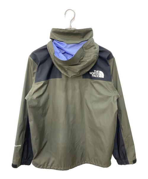THE NORTH FACE（ザ ノース フェイス）THE NORTH FACE (ザ ノース フェイス) MOUNTAIN RAINTEX JACKET グリーン×ブラック サイズ:Ｍの古着・服飾アイテム
