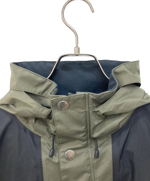 THE NORTH FACE（ザ ノース フェイス）THE NORTH FACE (ザ ノース フェイス) MOUNTAIN RAINTEX JACKET グリーン×ブラック サイズ:Ｍの古着・服飾アイテム