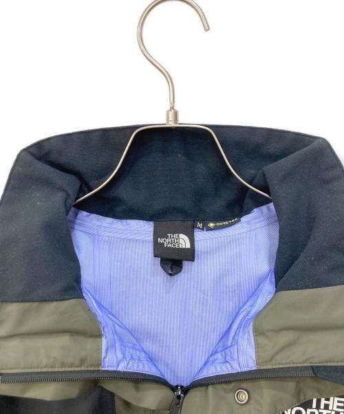 THE NORTH FACE（ザ ノース フェイス）THE NORTH FACE (ザ ノース フェイス) MOUNTAIN RAINTEX JACKET グリーン×ブラック サイズ:Ｍの古着・服飾アイテム