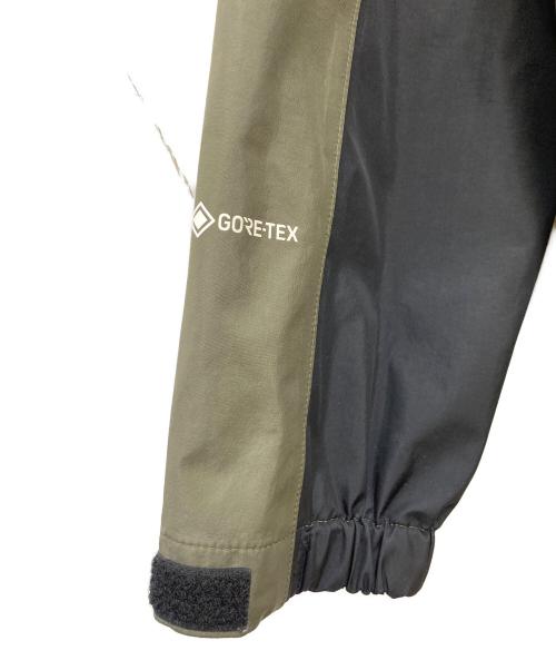 THE NORTH FACE（ザ ノース フェイス）THE NORTH FACE (ザ ノース フェイス) MOUNTAIN RAINTEX JACKET グリーン×ブラック サイズ:Ｍの古着・服飾アイテム