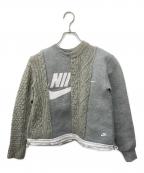NIKE×sacaiナイキ×サカイ）の古着「SPLITCABLE TECH FLEECE SWEATSHIRT」｜グレー