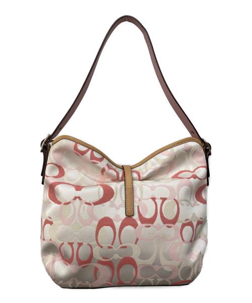 COACH（コーチ）COACH (コーチ) オプティック シグネチャー キャンバス×レザー ワンショルダーバッグ サイズ:表記無の古着・服飾アイテム