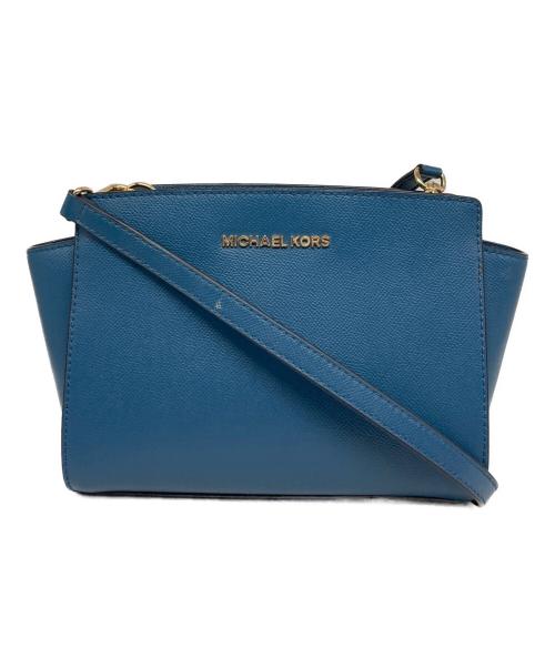 MICHAEL KORS（マイケルコース）MICHAEL KORS (マイケルコース) ショルダーバッグ ブルー サイズ:表記なしの古着・服飾アイテム