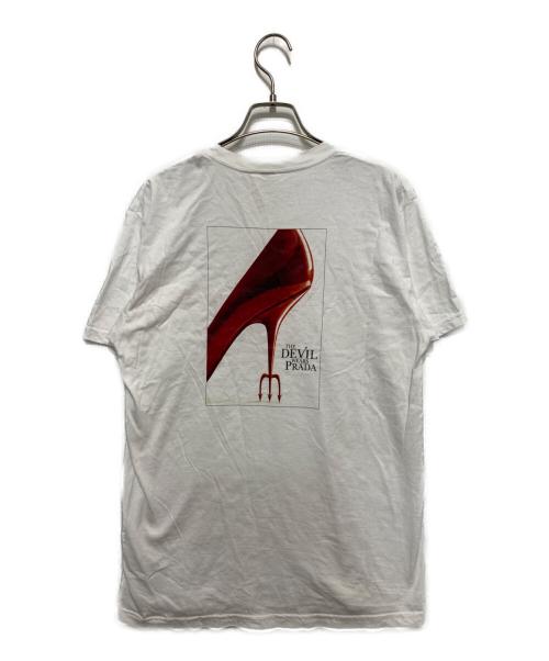 ROCK STANLEY（ロックスタンレー）ROCK STANLEY (ロックスタンレー) plaza プラダ tシャツ ホワイト サイズ:FREEの古着・服飾アイテム