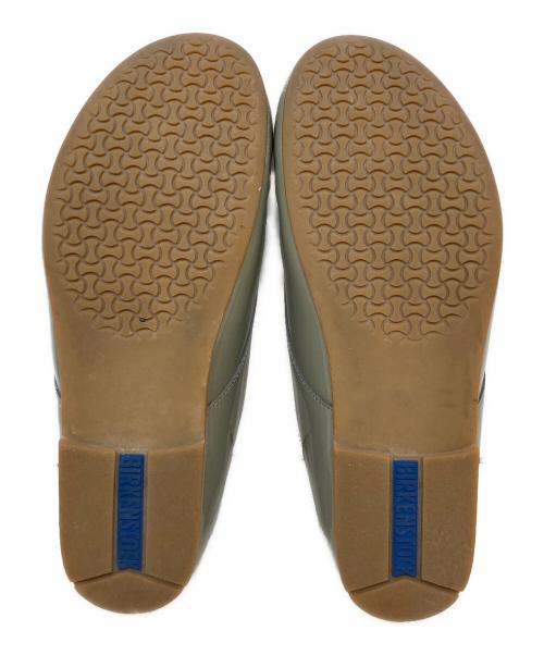 BIRKENSTOCK（ビルケンシュトック）BIRKENSTOCK (ビルケンシュトック) SAUNDERS  パテントシューズ カーキ サイズ:23の古着・服飾アイテム