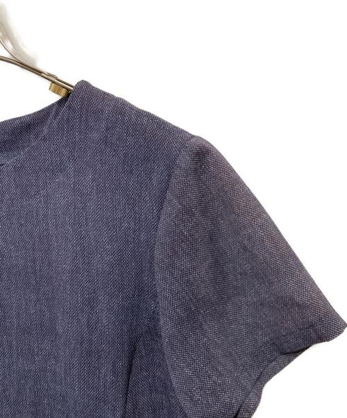 Leilian（レリアン）LEILIAN (レリアン) ギマワンピース ネイビー サイズ:13の古着・服飾アイテム