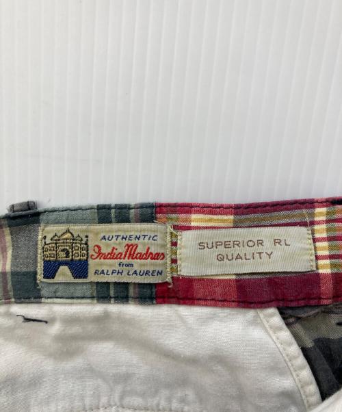 POLO RALPH LAUREN（ポロ・ラルフローレン）POLO RALPH LAUREN (ポロ・ラルフローレン) パッチワークハーフパンツ マルチカラー サイズ:36の古着・服飾アイテム