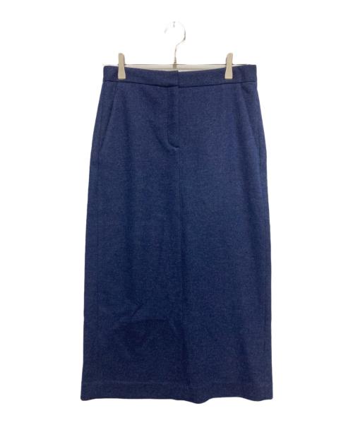 theory（セオリー）theory (セオリー) FINE SMOOTH JSY CL STRAIGHT SK　ファインスムースジャージークルーストレートエスケー ネイビー サイズ:SIZE 2 未使用品の古着・服飾アイテム