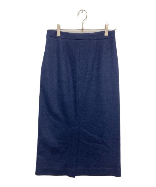 theory（セオリー）theory (セオリー) FINE SMOOTH JSY CL STRAIGHT SK　ファインスムースジャージークルーストレートエスケー ネイビー サイズ:SIZE 2 未使用品の古着・服飾アイテム
