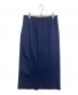 theory (セオリー) FINE SMOOTH JSY CL STRAIGHT SK　ファインスムースジャージークルーストレートエスケー ネイビー サイズ:SIZE 2 未使用品：5000円