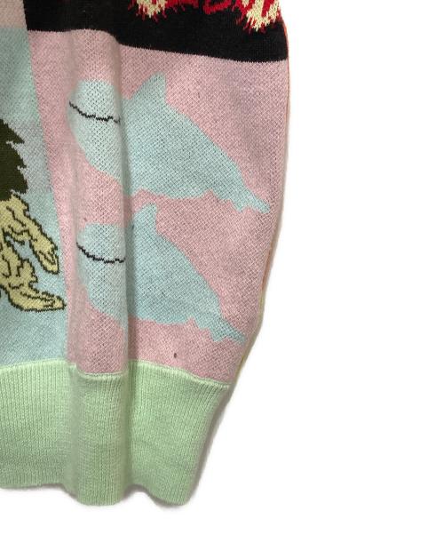 TTT MSW（ティー）TTT MSW (ティー) patchwork pullover knit マルチカラー サイズ:Mの古着・服飾アイテム
