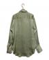 6(ROKU) BEAUTY&YOUTH (ロク ビューティーアンドユース) SATIN GEORGETTE SHIRT グリーン サイズ:表記なし：6000円