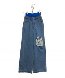 adidas（アディダス）の古着「DENIM BOXER」｜インディゴ