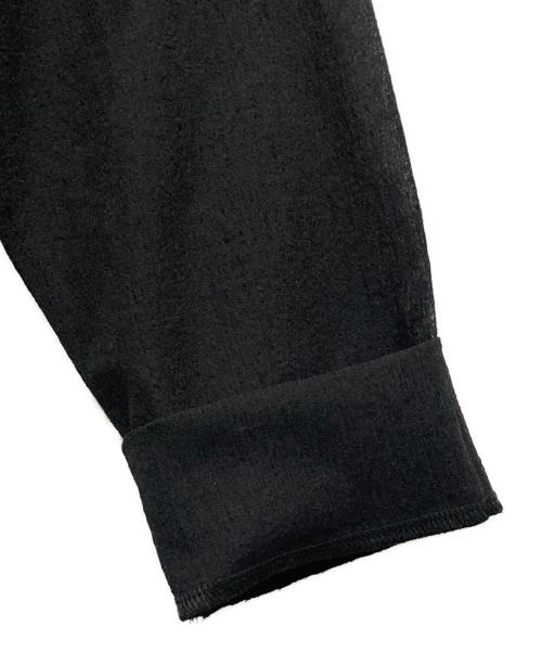 mizuiro-ind（ミズイロインド）mizuiro-ind (ミズイロインド) ノーカラーシャツ ブラック サイズ:表記なし 未使用品の古着・服飾アイテム